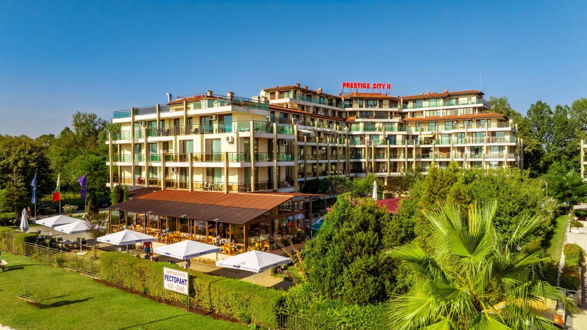 Aparthotel Hotel Prestige City II Primorsko Eksteriør billede