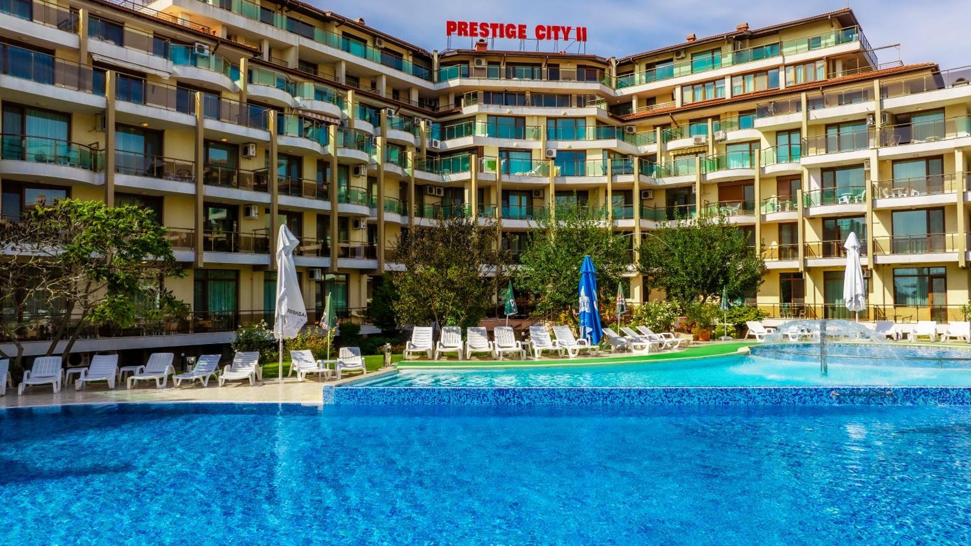 Aparthotel Hotel Prestige City II Primorsko Eksteriør billede