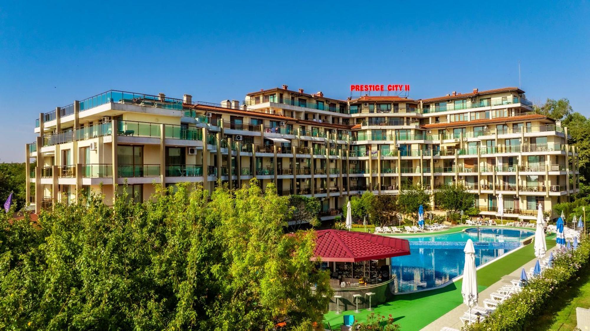 Aparthotel Hotel Prestige City II Primorsko Eksteriør billede