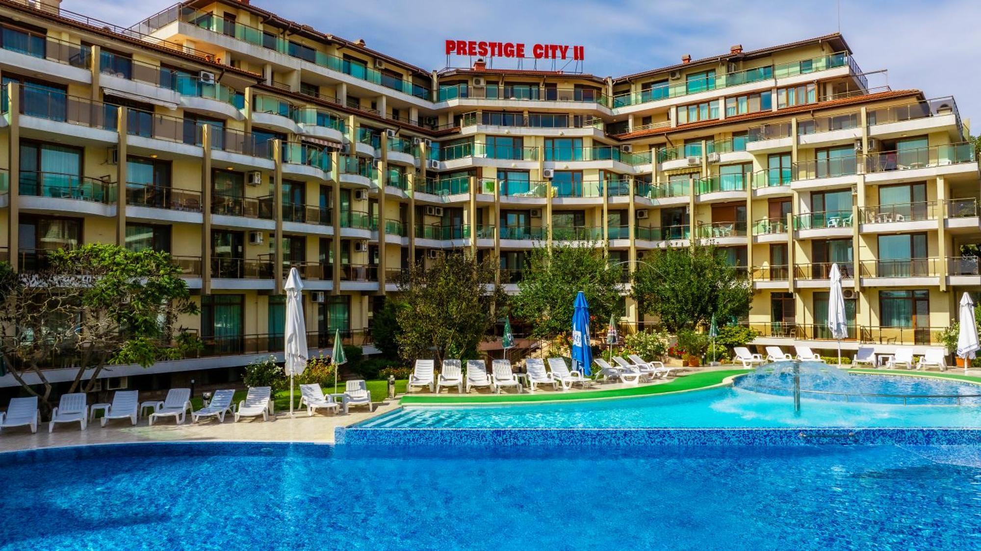 Aparthotel Hotel Prestige City II Primorsko Eksteriør billede