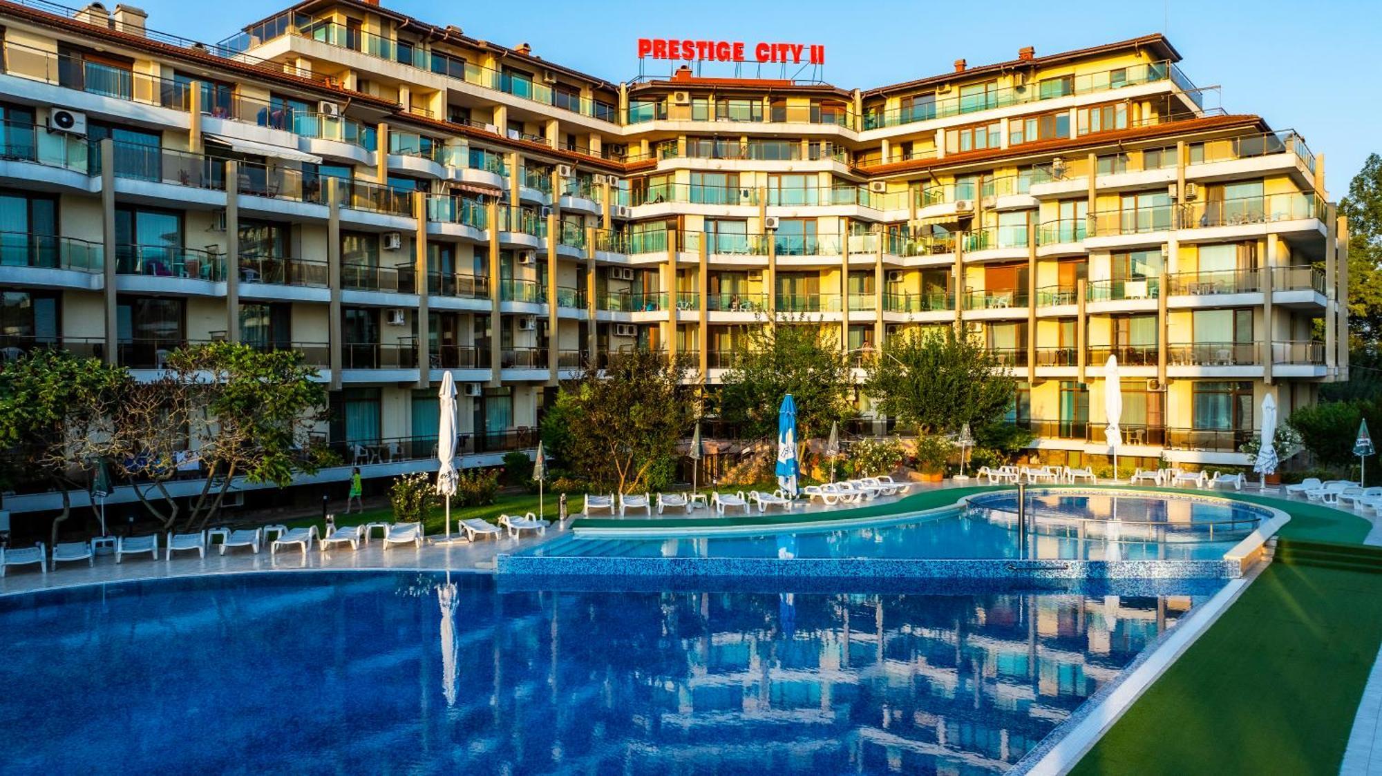 Aparthotel Hotel Prestige City II Primorsko Eksteriør billede