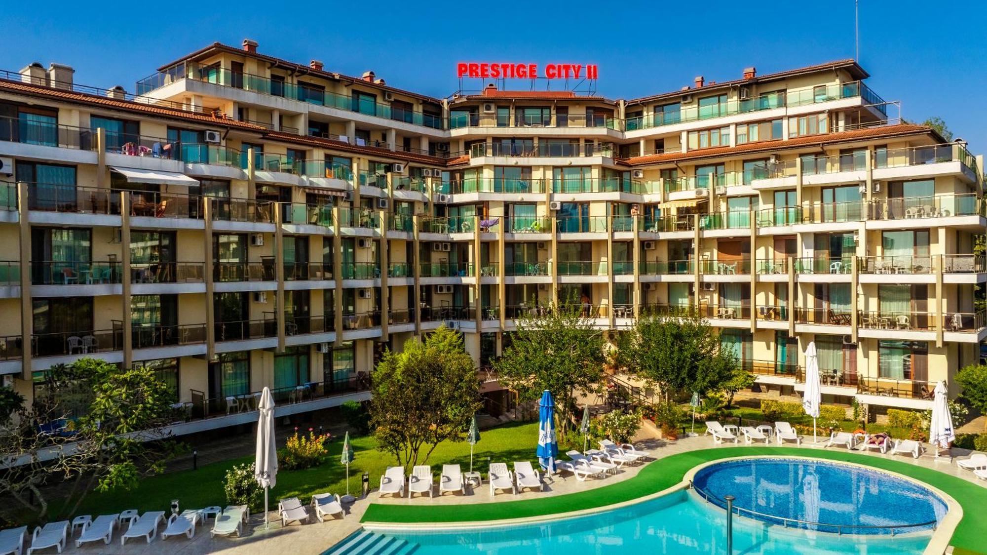 Aparthotel Hotel Prestige City II Primorsko Eksteriør billede