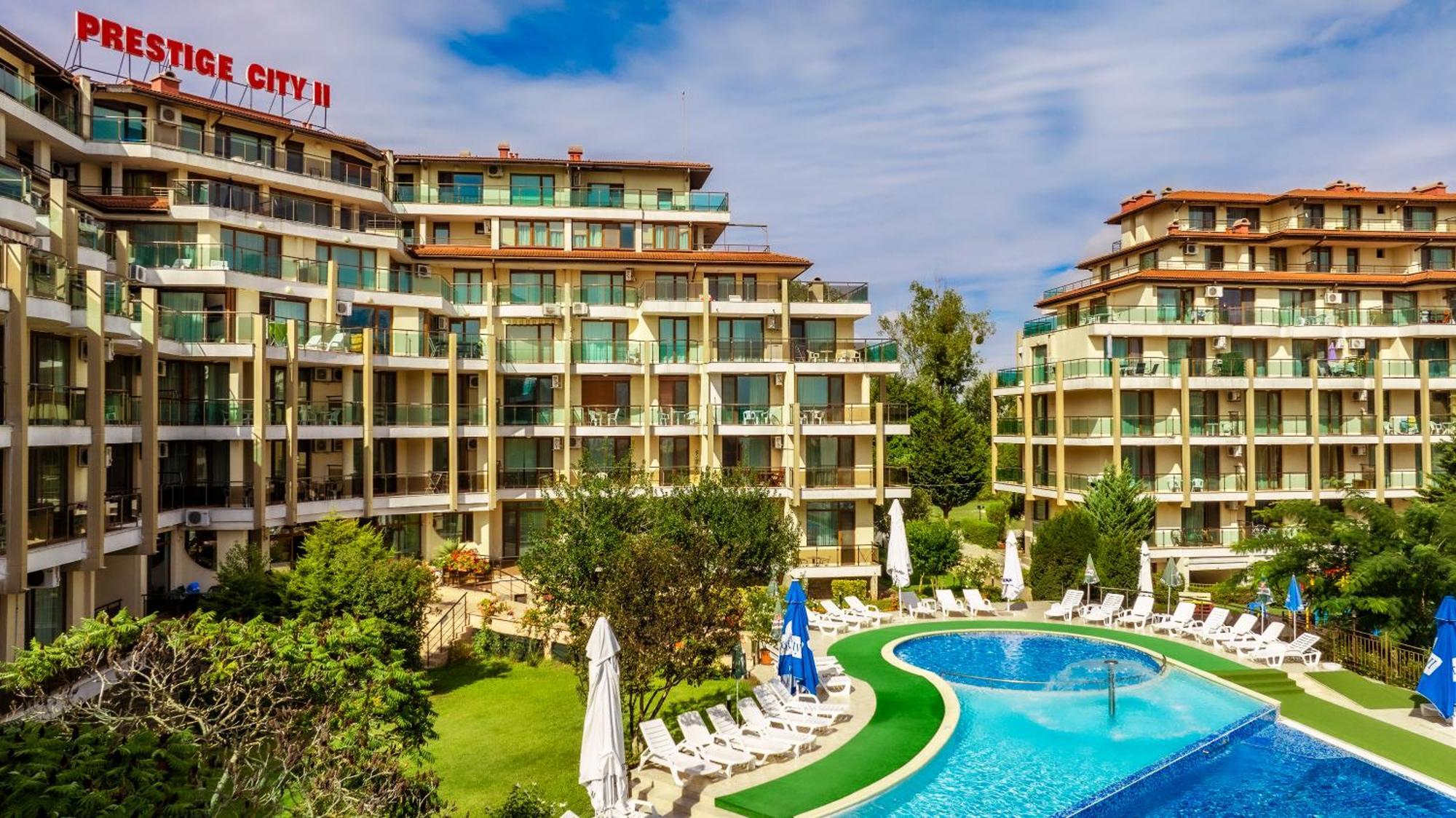 Aparthotel Hotel Prestige City II Primorsko Eksteriør billede