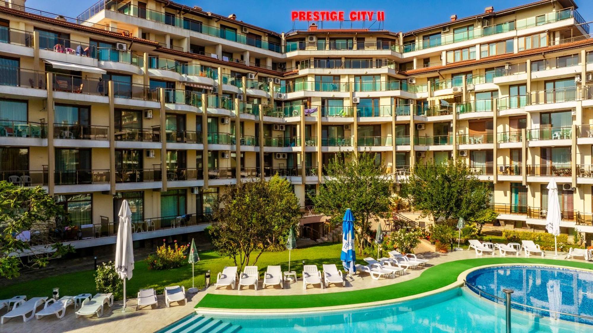 Aparthotel Hotel Prestige City II Primorsko Eksteriør billede